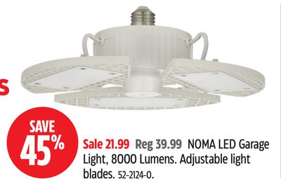 NOMA LED Garage Light, 8000 Lumens