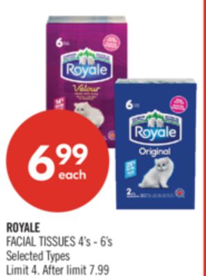ROYALE FACIAL TISSUES