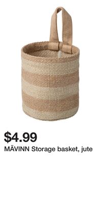 MÄVINN Storage basket, jute