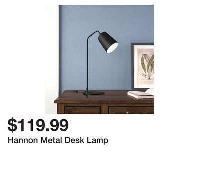 Hannon Metal Desk Lamp