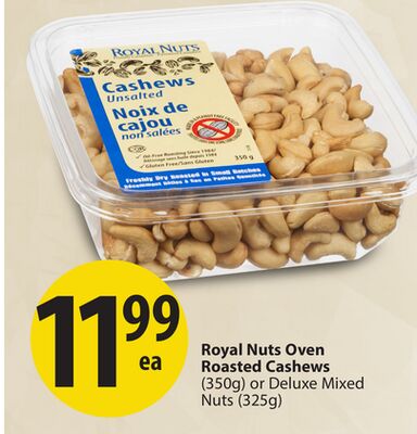 Royal Nuts Oven Roasted Cashews