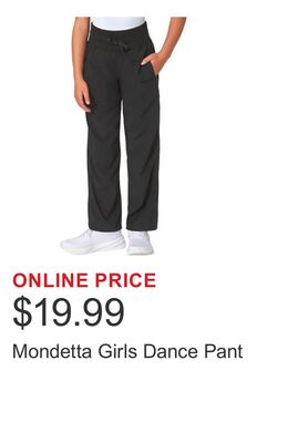 Mondetta Girls Dance Pant