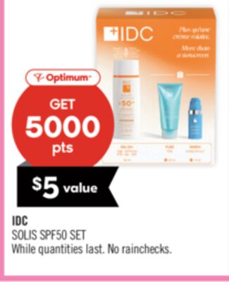 IDC SOLIS SPF50 SET