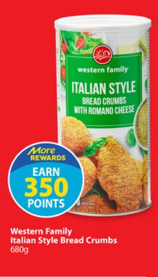 Western Family Italian Style Bread Crumbs