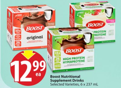Boost Nutritional Supplement Drinks