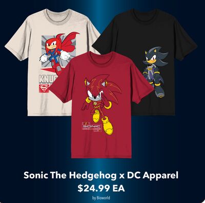 Sonic The Hedgehog x DC Apparel
