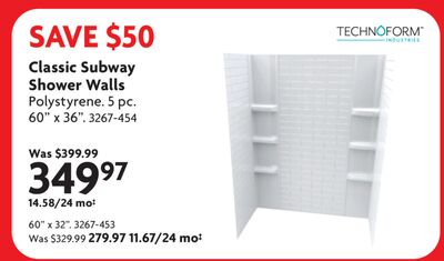 Classic Subway Shower Walls