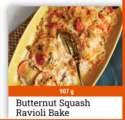 Butternut Squash Ravioli Bake