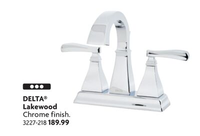 Lakewood Chrome finish Lavatory faucets