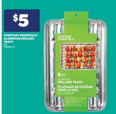 EVERYDAY ESSENTIALS™ ALUMINUM GRILLING TRAYS, 6'S