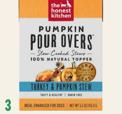 The Honest Kitchen Pumpkin Pour Overs Turkey & Pumpkin Stew Dog Food