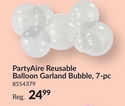 PartyAire Reusable Balloon Garland Bubble, 7-pc