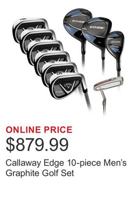 Callaway Edge 10-piece Men's Graphite Golf Set