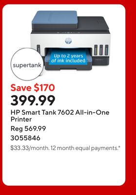 HP Smart Tank 7602 All-in-One Printer