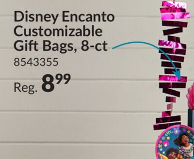 Disney Encanto Customizable Gift Bags 8-ct