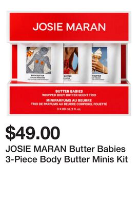 JOSIE MARAN Butter Babies 3-Piece Body Butter Minis Kit