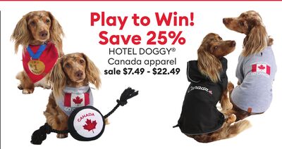 Save 25% HOTEL DOGGY® Canada apparel