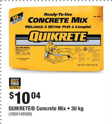 QUIKRETE® Concrete Mix • 30 kg