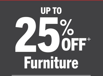 UP TO 25% Furniture OFF+