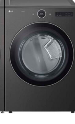 LG 7.4 Cu. Ft. Smart Electric Dryer with Steam - Black Steel - Stackable - DLEX6700B