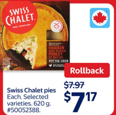 Swiss Chalet pies