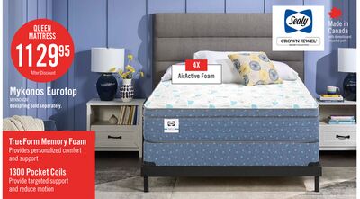 Sealy Posturepedic® Luxury Crown Jewel® Resort Mykonos Eurotop Queen Mattress