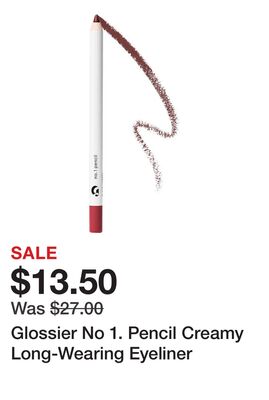 Glossier No 1. Pencil Creamy Long-Wearing Eyeliner