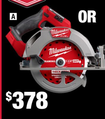 Milwaukee M18 Fuel brushless (tool only) 7-1/4 circular saw