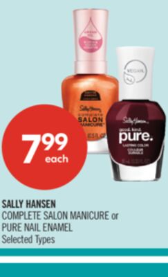 SALLY HANSEN COMPLETE SALON MANICURE or PURE NAIL ENAMEL
