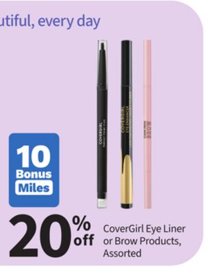 CoverGirl Eye Liner or Brow Products
