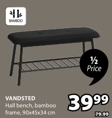 VANDSTED Hall bench