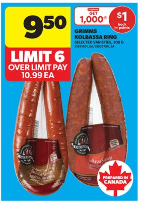 GRIMMS KOLBASSA RING, 300 G