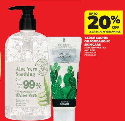 YADAH CACTUS OR FOODAHOLIC SKIN CARE