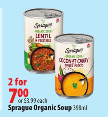 Sprague Organic Soup
