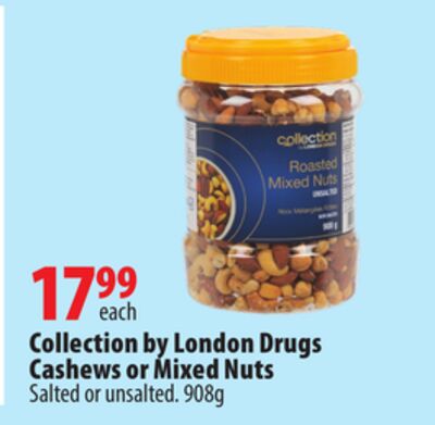 Collection by London Drugs Cashews or Mixed Nuts