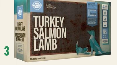 Big Country Raw Turkey, Salmon & Lamb Blend Carton Dog & Cat Food