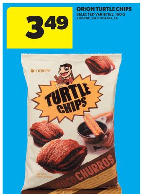 ORION TURTLE CHIPS, 160 G