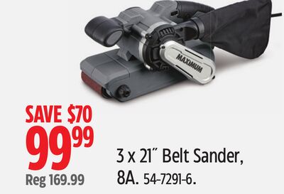 3 x 21˝ Belt Sander, 8A.
