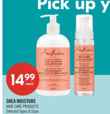 SHEA MOISTURE HAIR CARE PRODUCTS
