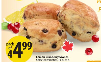 Lemon Cranberry Scones