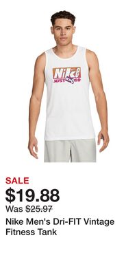 Nike Men's Dri-FIT Vintage Fitness Tank