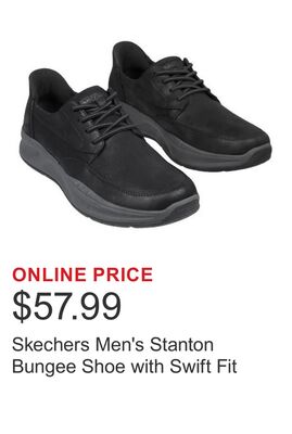 Skechers Men's Stanton Bungee Shoe with Swift Fit