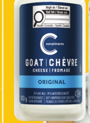 Compliments Goat Cheeses