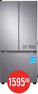 Samsung 30" 22.1 Cu. Ft. French-Door Refrigerator - Stainless Steel - RF22A4111SR/AA