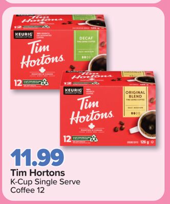 Tim Hortons K-Cup Single Serve Coffee