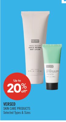 VERSED SKIN CARE PRODUCTS