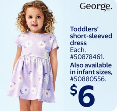 George Toddlers' short-sleeved dress