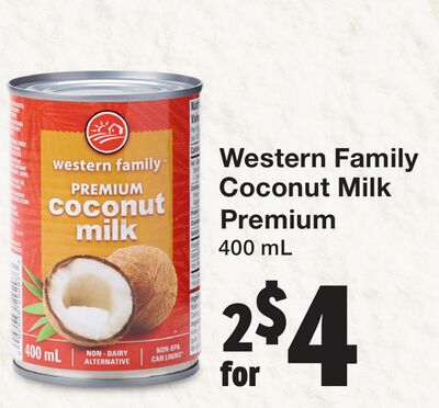 Western Family Coconut Milk Premium