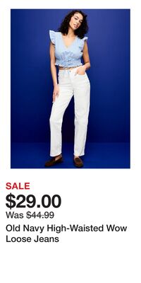 Old Navy High-Waisted Wow Loose Jeans