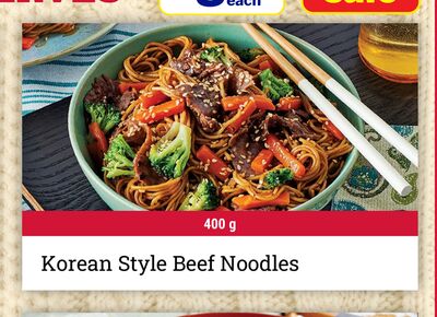 Korean Style Beef Noodles